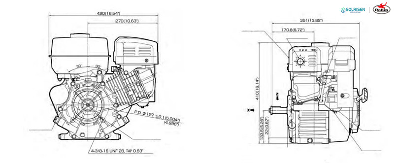 motor subaru robin ex27 9hp