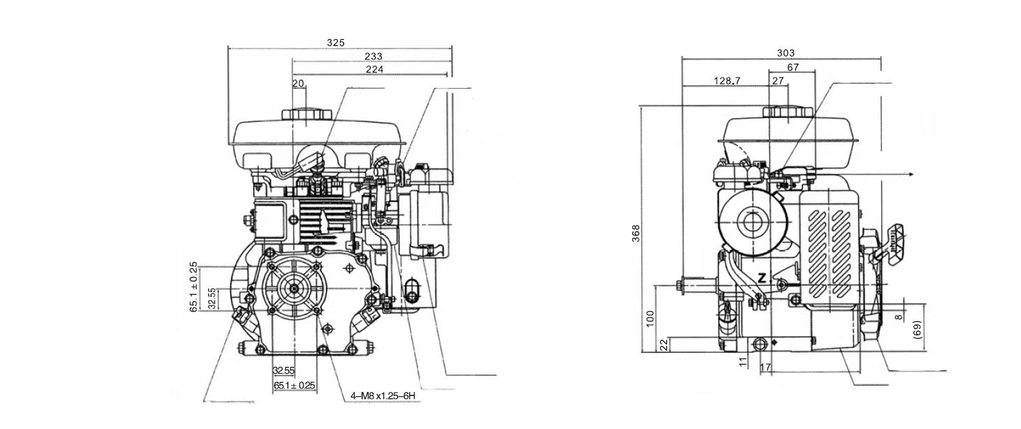 motor subaru robin
