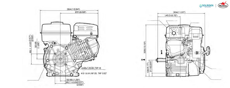 motor subaru robin ex17