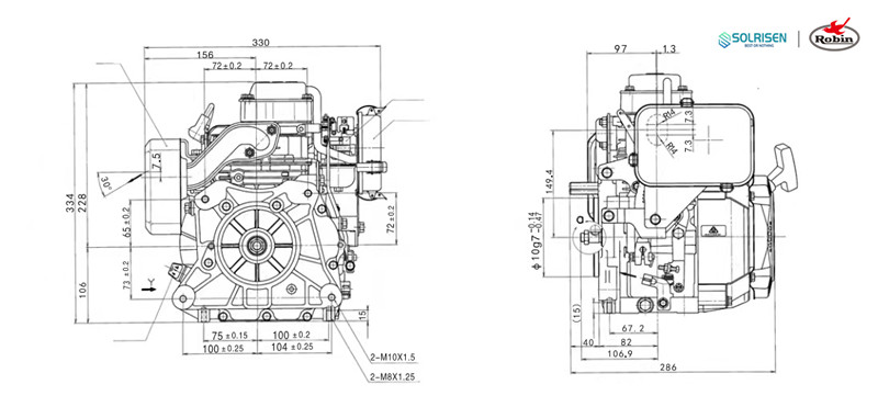 diagrama de piezas del motor subaru robin